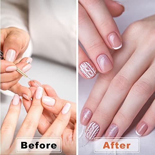 10 Pieces Double Ended Nail Art Liner Brushes Nail Art Design Brush 10 Heads Striping Liner Brush For Long Lines Details, Fine Designs Nail Art Brushes 5/7/9/11/14/17/15/20/22/25Mm #TOP3