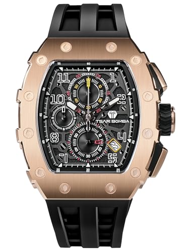 Image of TSAR BOMBA Mens Watch for Men Waterproof Men's Wrist Watches Gift for Men