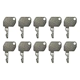 Ignition Keys Replacement for Ford New Holland Case Backhoe and Tractor 86502903, 92274 (10)