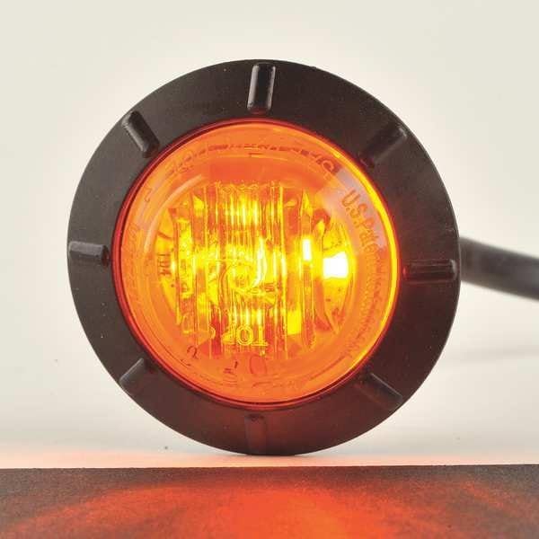 Maxxima M09400Y Amber 1-1/4" Round LED Clearance Marker Light image 4