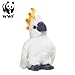 WWF Plüschtier Kakadu Papagei (mit Sound, 14cm) Kuscheltier Stofftier