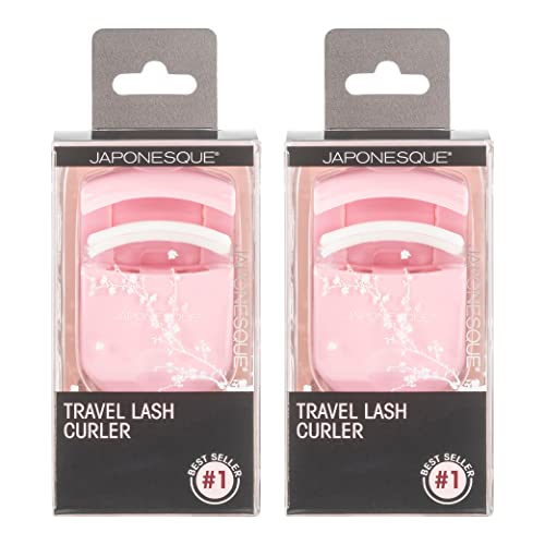 JAPONESQUE Travel Eyelash Curler (Pink, 2 Pack)