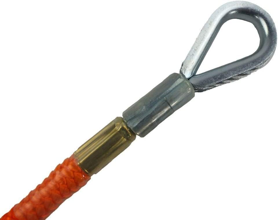 Miniatura 8 de Cordón de escalada con núcleo de acero de alambre - 12 pulgada x 8 pies  Cordón de motosierra, equipo de arborista para escalada y uso con picos y