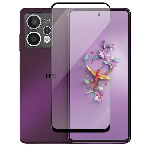 Image of Designerz hub HMD Crest Max 5G Tempered Glass | 9H Full HD, Full Edge Protection, Shatterproof, Anti Scratch Screen Guard for HMD Crest Max 5G