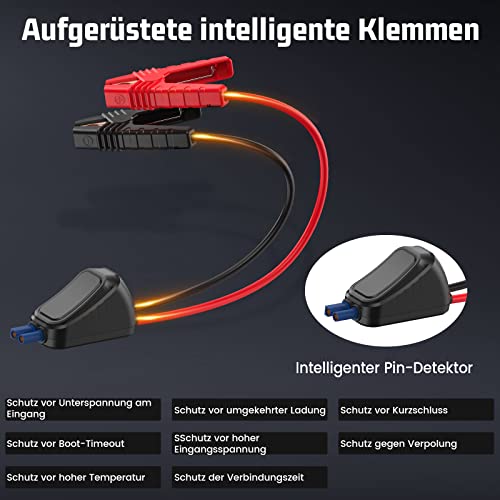 Starthilfegerät Acetek 2500A Powerbank für 12V Fahrzeuge