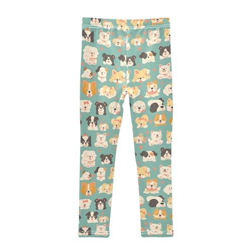 KLL Cute Dogs Toddler Girls' Legging Fashion Full Length Activewear Gym2