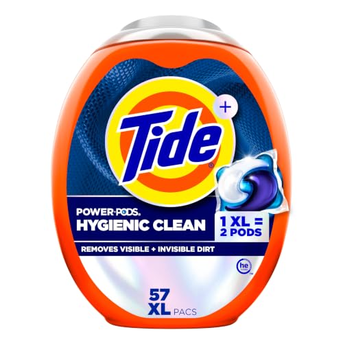 Tide Hygienic Clean Power PODS Laundry Detergent Pacs, Original Scent, 57 Count, Removes Visible and Invisible Dirt - image 1
