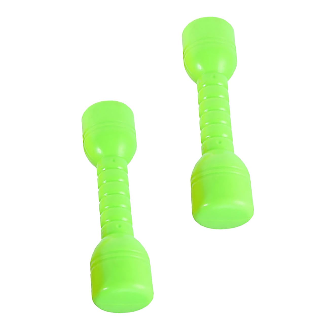 Childrens Plastic Barbells 2-piece Dumbbell Set for Exercise Safe Comfortable Grip