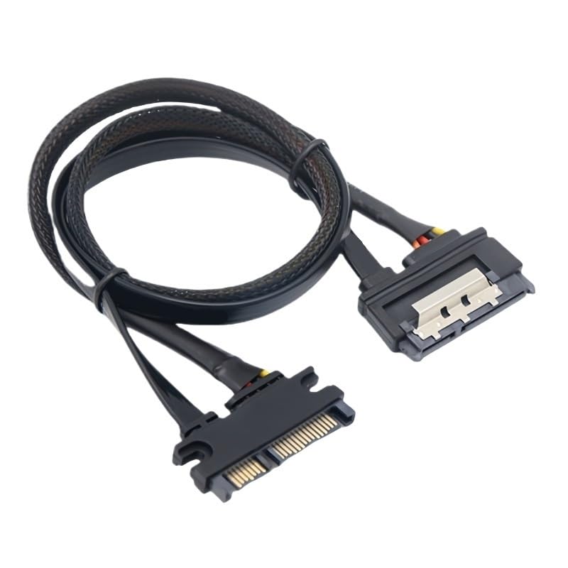 Cable Extensor SATA 7+15PIN 30CM para Disco Duro miniatura 2