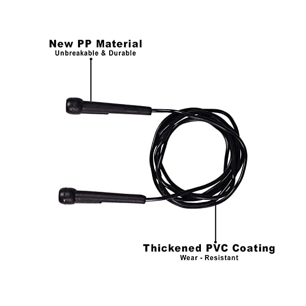 XGRIPE's Kids Set Matte Flex Leather Punching Bag, Boxing Gloves, Semi Elastic Hand Wraps and PVC Coated Jumping Rope, Boxing MMA Kickboxing Training Workout (Black, 4FT)