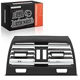 Frankberg Lüftungsgitter Luftausströmer Hinten Schwarz Verchromt Kompatibel mit modell 7er F01 F02 F03 F04 Stufenheck Replace# 64229118249