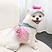 Cartoon Pet Harness Leash & Sun Hat Set - Breathable Mesh Harness for Dogs & Cats Spring/Summer/Fall, Outdoor Walking Apparel