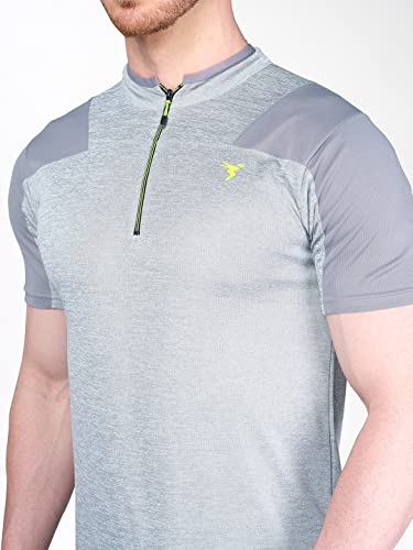 Image of TECHNOSPORT Men's Slim Fit Active T-Shirt - (MTP512 P) Pack of 1
