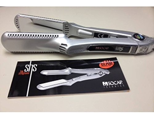Flat Iron Hair Straightener Infrared - Professional Hair Straightening Irons with Wide Ceramic Plates Temperature Control for All Hair Types - Glam STRAIGHTENING Iron