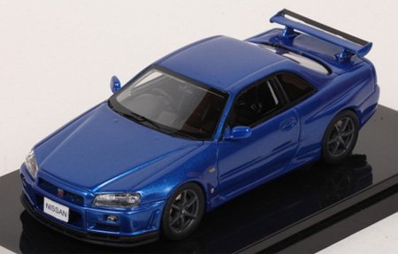 Amazon.co.jp: WIT'S 1/43 SKYLINE GT-R V spec R34 ベイサイドブルー
