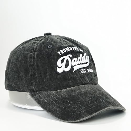 Image of Dad Est 2025 Hat, Dad Gifts for Fathers Day from Daughter Son, Promoted to Daddy Baseball Cap New Father Gift