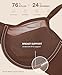 Lover-Beauty Minimizer Bras for Women Full Coverage Unlined Underwire Bras Plus Size Lifting Bra for Heavy Breast, Brown 34D