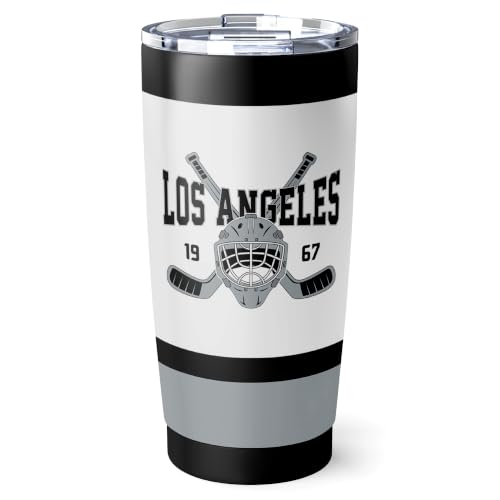 Image of ANTKING Los Angeles Tumbler 20oz Custom Name Number Travel Mug Gifts | Stainless Steel Insulated Coffee Cup for Men Women