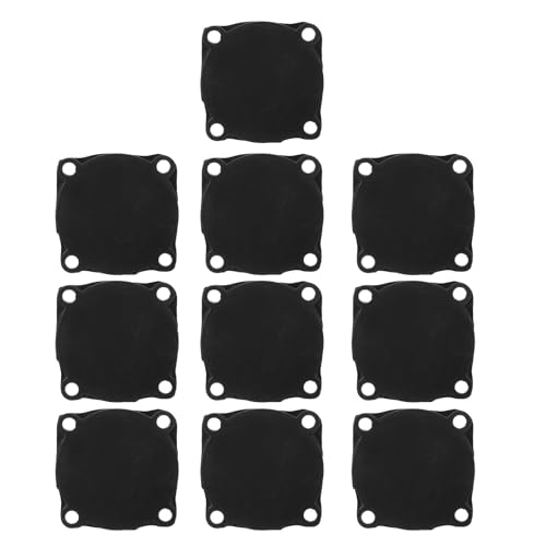 Ipetboom 10 Juntas de Goma para Interruptor de Presión de Compresor, Almohadillas de Diafragma de Caucho para Válvula de Cilindro, Repuestos para Compresores de Aire en Talleres y Fábricas