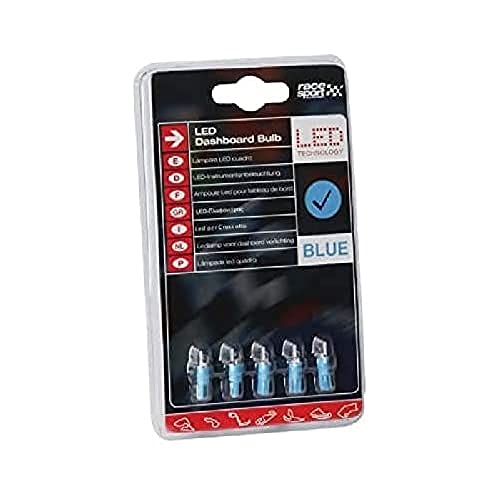 Sumex Ledt5Bl - Lámpara Cuadro 12V Led T5 - Wedge Azul, 5 Unidades