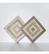 COLAMO Peel and Stick Backsplash,Large Square Faux Stone Tile,Self Adhesive Waterproof 3D Wall Pa...