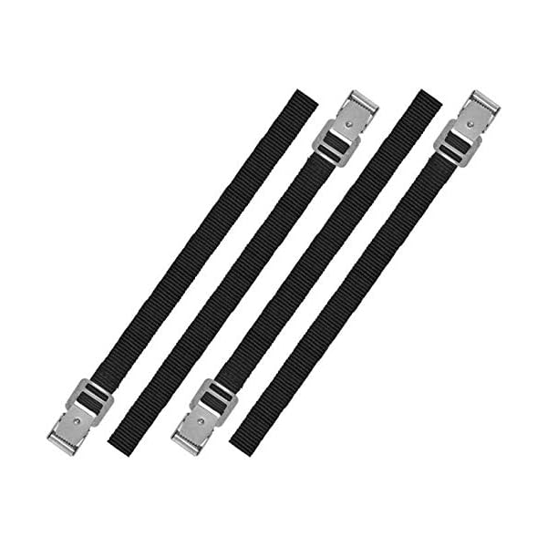 ProPlus 321285 Spannriemen mit Metallschnalle 18mm-40cm Set von 4 StÃ¼ck, Schwarz