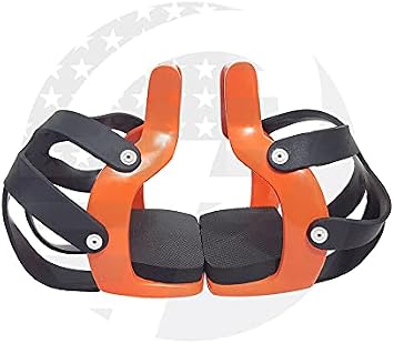 Aluminum Endurance Ride Cage Safety Horse Stirrups Orange