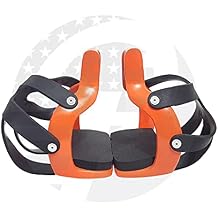 Aluminum Endurance Ride Cage Safety Horse Stirrups Orange
