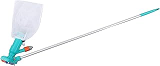 Aspirador de pó de spa de piscina, limpador subaquático com rede, escova de aspirador de jato de lagoa, ferramenta de limpeza de piscina, cabeça de aspirador de sucção de piscina para piscinas acima d