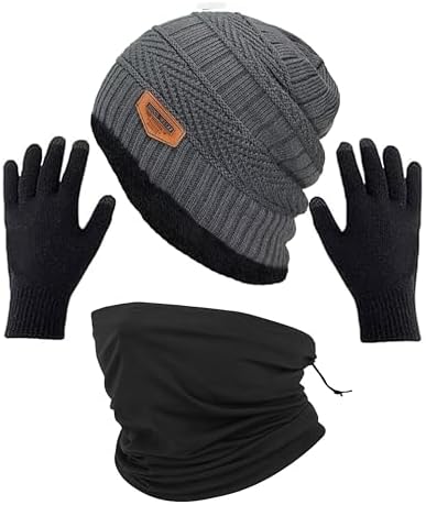 Touca gorro masculino e feminino peluciado e forrado para frio no...