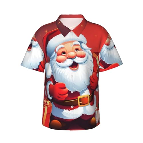 Chemise hawaïenne Père Noël en vacances d'été au soleil pour vos soirées à thème