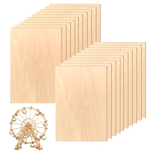 10 Pannelli In Legno Di Balsa - Tavole Leggere Per Modellismo E Fai Da Te 300x200x2 Mm - Foto 4