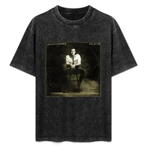 Photo de Julian Lennon Valotte Graphic T-Shirt Printed Tee Graphic Top for Men Black Shirt S