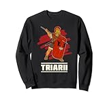 Tolles Outfit mit Triarii und Symbolen der Römischen Republik. Triarii waren eines der Elemente der frühen römischen militärischen Manipulierlegionen der frühen Römischen Republik. Sie waren die ältesten und wohlhabendsten Männer der Armee.