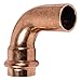 Produktbild Sanitop-Wingenroth CU-Pressfitting Kupfer-Bogen 90 Grad 5001 22 mm IA, 1 Stück, 12729 5