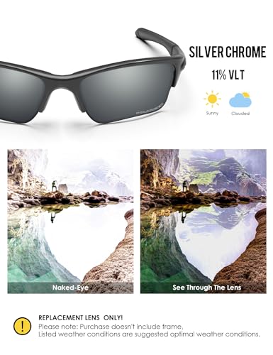 Image of BLAZERBUCK Polarized Replacement Lenses for Oakley Quarter Jacket OO9200 Sunglass