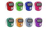 Electronic Finger Counter,8-Pack Case Resettable 5 Digit LCD Electronic Digital Display Finger Hand Tally Counter Counting for Golf,Goods Counting,Lap & Knitting