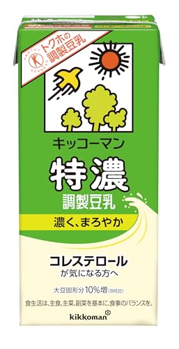 [トクホ] キッコーマン 特濃調製豆乳 1000ml「消費者庁許可特定保健用食品」