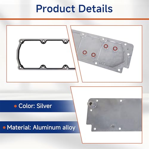 Image of GXYWADY Valley Pan Cover Plate with Gasket Bolts Kit 12598832 12610141 Replacement for 07-13 GM LS2 LS3 Valley Cover LS Gen 4