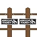 SINMAO 2 Stück Warnung vor dem Hund Schilder Metall Alu Lustig 25x9cm Klein Vorsicht Hund Schild | Warnschild Hund | Hundeschilder Warnung