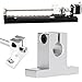 Linear Motion Rail Guide Support Aluminum Alloy High Load Capacity Smoothly Linear Motion Rod Bracket for Industrial Automation Equipment 3D Printers 10 PCS Set