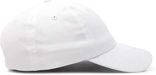 قبعة صيفية قطنية عامة للرجال والنساء - قبعة بيسبول قابلة للتعديل، مجموعة ألوان متنوعة، مثالية للرياضة والسفر، مريحة وجيدة التهوية، تصميم كلاسيكي، مناسبة، لون أبيض