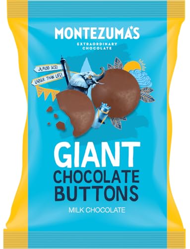 Montezumas Giant Milk Chocolate Buttons Gluten Free 120g Bag