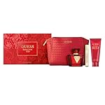 GUESS Seductive Red Women/Femme Eau de Toilette 4 Piece Gift Set - Perfume Spray 2.5 Fl. Oz. Travel Spray 0.5 Fl. Oz., Body Lotion 3.4 Fl. Oz., & Pouch