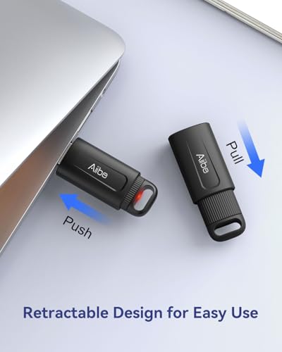 Aiibe 256Gb Flash Drive Usb 3.0 Thumb Drive 256Gb Usb Drive Usb Stick Retractable Memory Stick Jump Drive 256Gb Usb Flash Drive For Pc Laptop thumb #2