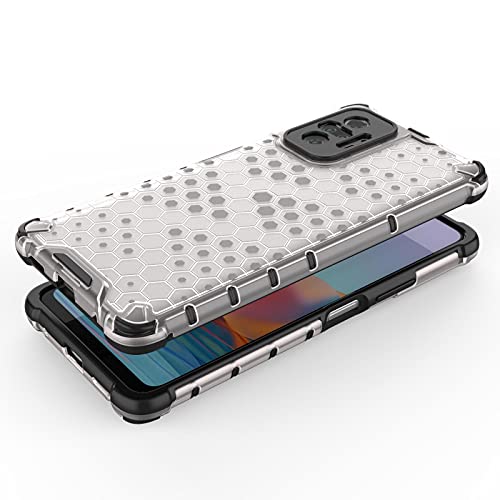 Image of Glasgow Back Case Cover Designed for Mi Redmi Note 10 Pro - Transparent