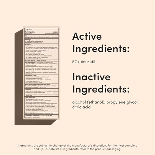 Image of hims Hair Regrowth Treatment - Topical Minoxidil 5% Solution for Men - Extra Strength - Supports Thicker, Fuller Hair - Non-Greasy - Unscented, 2 Pack