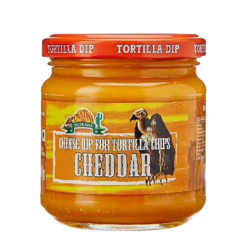 Image of Cantina Mexicana Nacho Cheese Dip Sauce | Mexican Cuisine | Seasoning & Spread | contains Cheddar Cheese, Tomato Paste, Vegetable Oil & Milk | Used for Tacos, Burritos & Nachos | Vegetarian (190g)