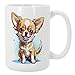 Imagen de Bee Ingenious Taza Personalizada con Chihuahua y Nombre