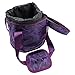 VGEBY Music Bowl Bag,Singing Bowl Storage Bag Crystal Singing Bowl Carrying Case with 2 External Pocket Dual (10in Pure Purple), VGEBYY6QTF2RHAO-12